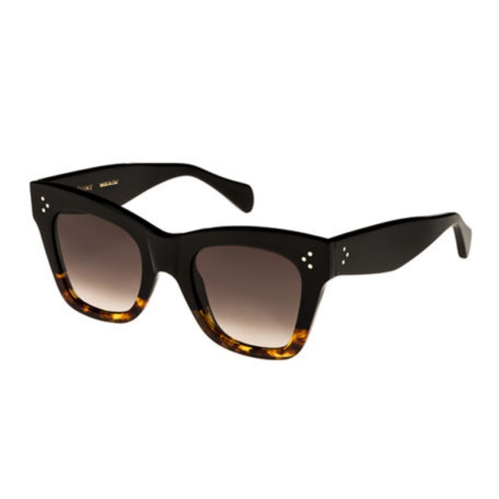 Céline Havana Rectangular Cat Eye Sunglasses